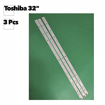 Светодиодная подсветка для телевизоров Toshiba 32" 8 LED SVT320AE9 REV 1.0 121012 (комплект 3 шт.)