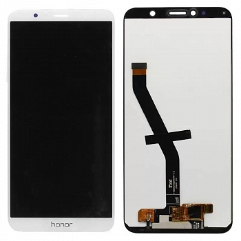 Дисплей для Huawei Honor 7A Pro, Honor 7C (5.7") (AUM-L29, AUM-L41) + тачскрин (белый) (оригинал LCD)