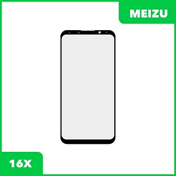 Стекло + OCA пленка для переклейки Meizu 16X, черный